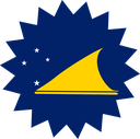 The Flag of Tokelau Star Burst