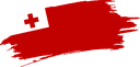 The Flag of Tonga Brushed