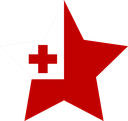 The Flag of Tonga Star