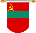 The Flag of Transnistria Hanging Banner II