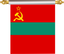 The Flag of Transnistria Hanging Banner IV