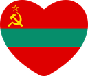The Flag of Transnistria Heart