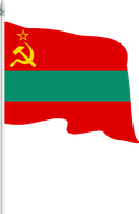 The Flag of Transnistria Pole Flag II