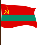 The Flag of Transnistria Pole Flag III