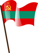 The Flag of Transnistria Pole Flag I