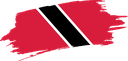The Flag of Trinidad and Tobago Brushed