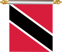 The Flag of Trinidad and Tobago Hanging Banner IV