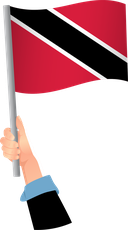 The Flag of Trinidad and Tobago Handheld