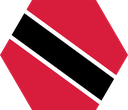 The Flag of Trinidad and Tobago Hexagon I