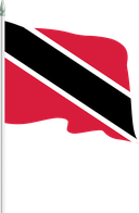 The Flag of Trinidad and Tobago Pole Flag II