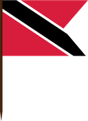 The Flag of Trinidad and Tobago V Cut