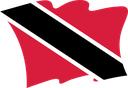 The Flag of Trinidad and Tobago Wavy II