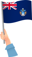 The Flag of Tristan da Cunha Handheld