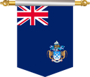 The Flag of Tristan da Cunha Hanging Banner III