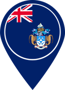 The Flag of Tristan da Cunha Map Pin