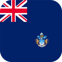 The Flag of Tristan da Cunha Rounded Square