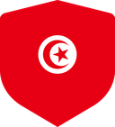The Flag of Tunisia Shielded I