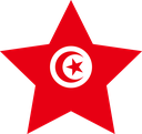 The Flag of Tunisia Star