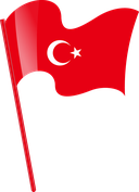 The Flag of Turkey Pole Flag I