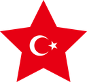 The Flag of Turkey Star