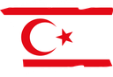 The Flag of Turkish Republic of Northern Cyprus Wavy II