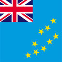 The Flag of Tuvalu Square