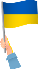 The Flag of Ukraine Handheld