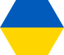 The Flag of Ukraine Hexagon I
