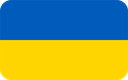 The Flag of Ukraine Rounded Rectangle