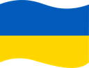 The Flag of Ukraine Wavy I