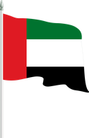 The Flag of United Arab Emirates Pole Flag II