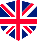 The Flag of United Kingdom Shielded I