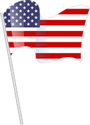 The Flag of United States Minor Outlying Islands Pole Flag I