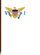 The Flag of United States Virgin Islands V Cut