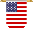 The Flag of United States Hanging Banner II