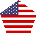 The Flag of United States Pentagon