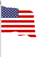 The Flag of United States Pole Flag II