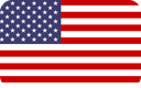 The Flag of United States Rounded Rectangle