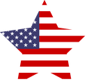 The Flag of United States Star
