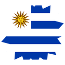The Flag of Uruguay Star Burst