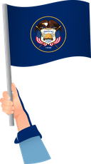 The Flag of Utah Handheld