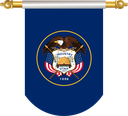 The Flag of Utah Hanging Banner III