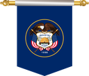 The Flag of Utah Hanging Banner II