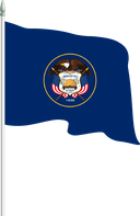 The Flag of Utah Pole Flag II