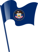 The Flag of Utah Pole Flag I