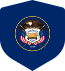 The Flag of Utah Shielded I