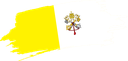 The Flag of Vatican City Brushed
