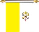 The Flag of Vatican City Hanging Banner IV