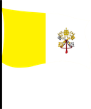 The Flag of Vatican City Pole Flag III