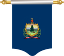 The Flag of Vermont Hanging Banner I